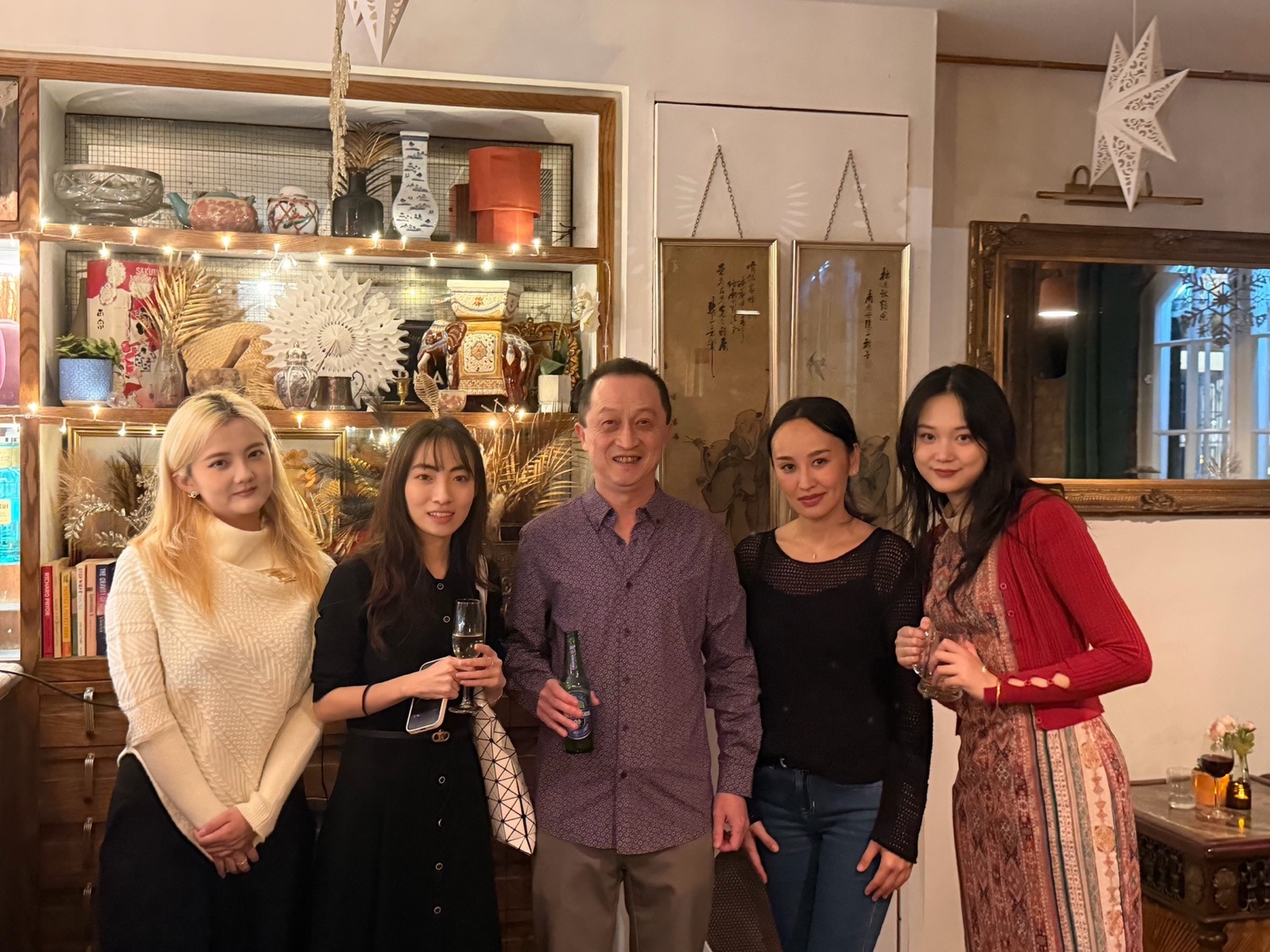 Research colleagues at an end-of-year gathering